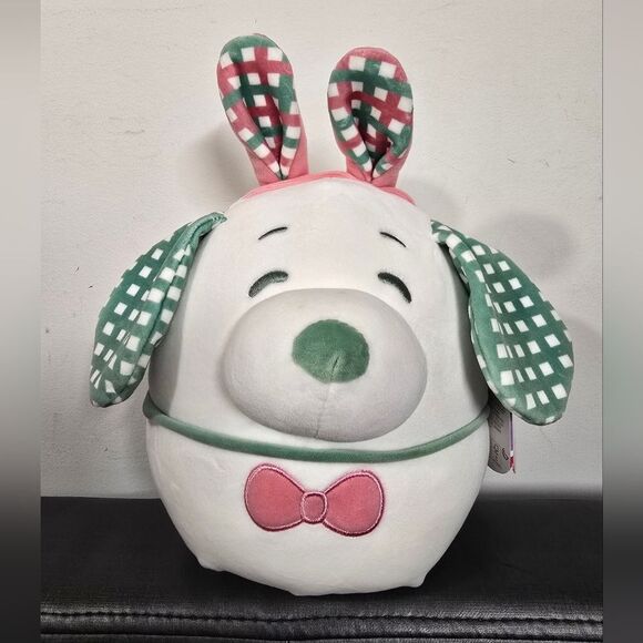 Squishmallow 8” SNOOPY Plush Easter 2025 With Bunny Ears NEW - Picture 1 of 4
